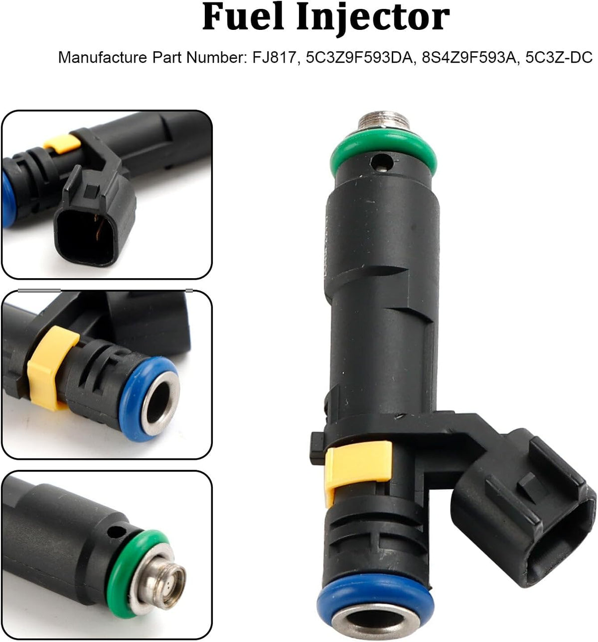 ya 14 9.20 zhengce 1PCS Fuel Injector for F150 F250 F350 Expedition Super Duty 2005-2007 5.4L-1
