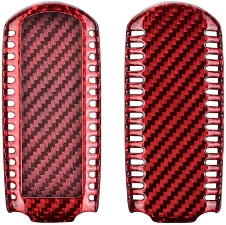 ya 2 8.15 Carbon Fiber Red Remote Key Shell Cover Case for Mazda 2 3 5 6 CX-3 CX-5 CX-9