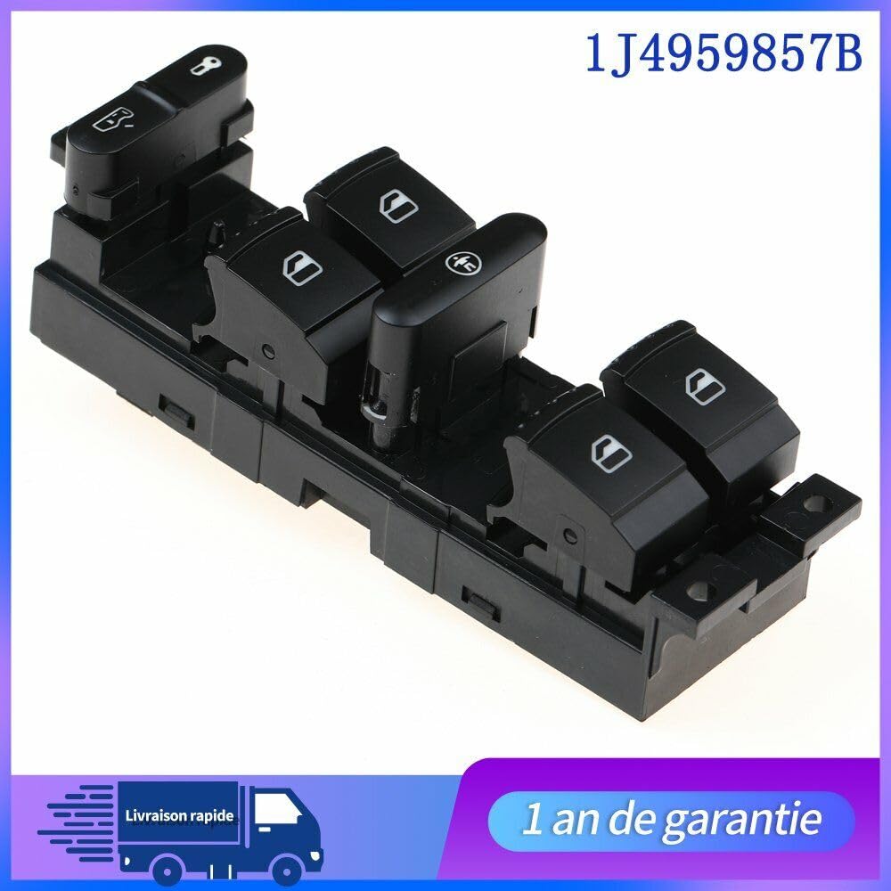ya 3 8.24 baidi 1J4959857 Bouton COMMANDE Leve VITRE ELECTRIQUE Fits for VW Bora Golf IV 4 Passat B5