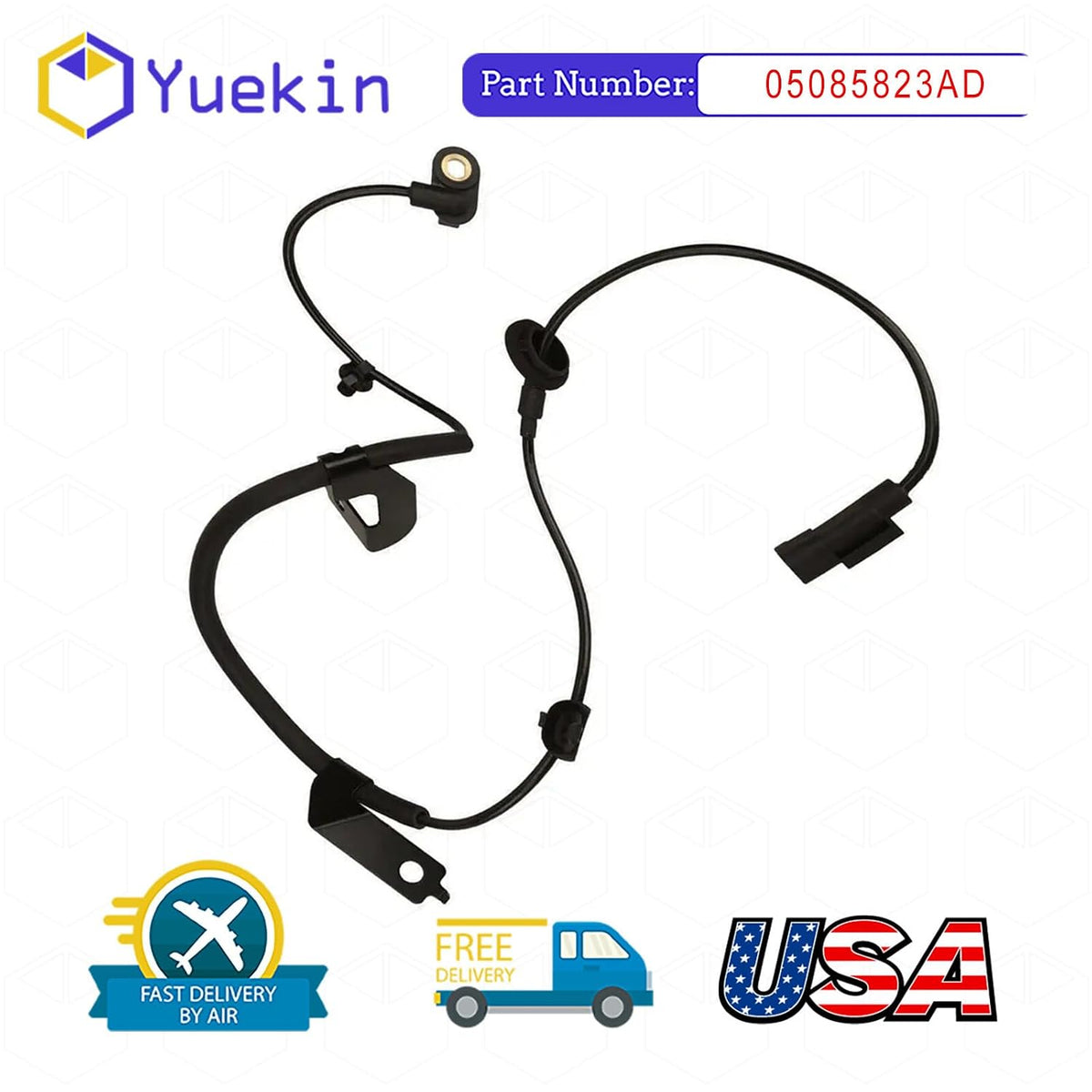 ya 9 10.24 FR ABS Wheel Speed Sensor for Chrysler 200 Sebring for Dodge Avenger Journey