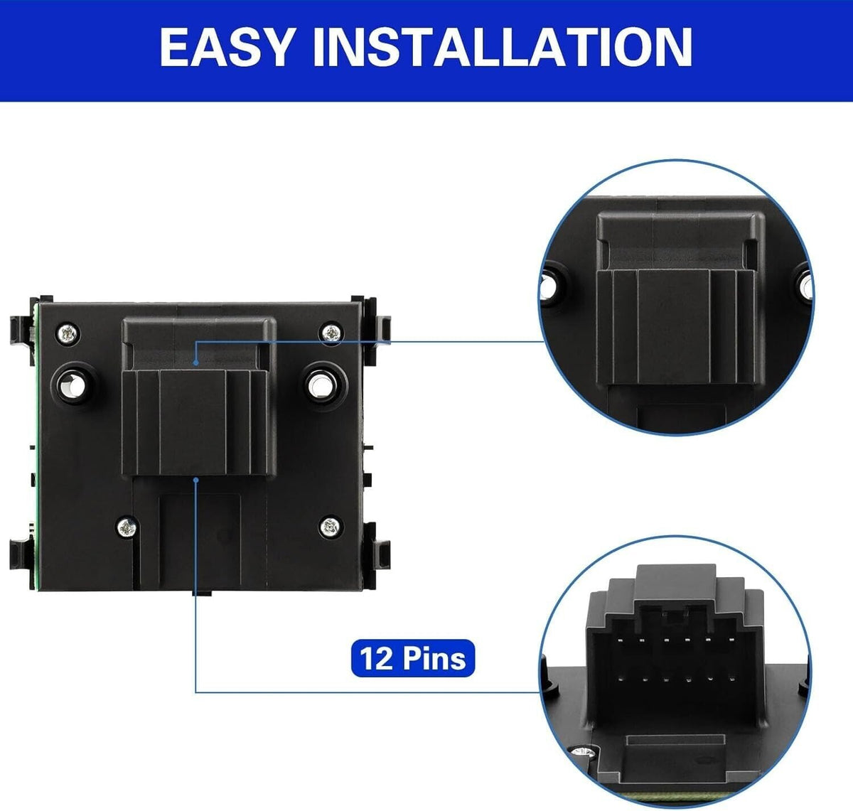 ya 5 8.10 Front top Console Rear Sliding Window Switch for Ford F-150 9L3Z15B691DA