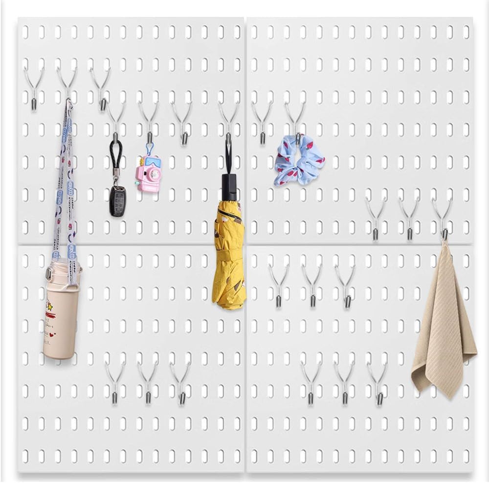 ya 26 10.21 baidi 30 Pcs Peg Board Hook Round Pegboard Hooks Hole Bulk Shed Accessories