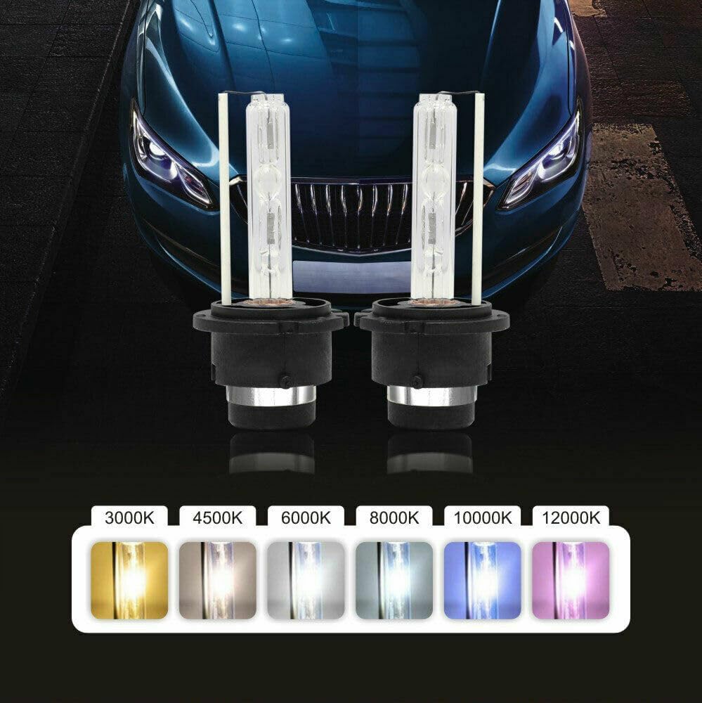 ya 4 8.8 Set of 2 5500K D2S D2R D2C HID Xenon Bulbs Headlight Lamp White HID Replacement