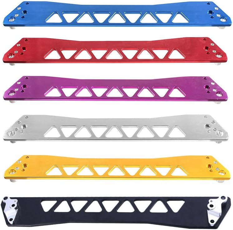 ya 9 10.24 Billet Rear Lower Subframe Support with Rod for 1996-2000 for Honda for Civic EG Blue -