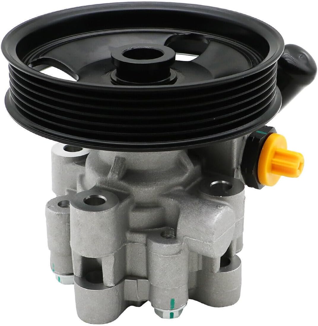 ya 4 8.10 1PC for Dodge for Chrysler 04892093AA New Aluminum Power Steering Pump & Pulley