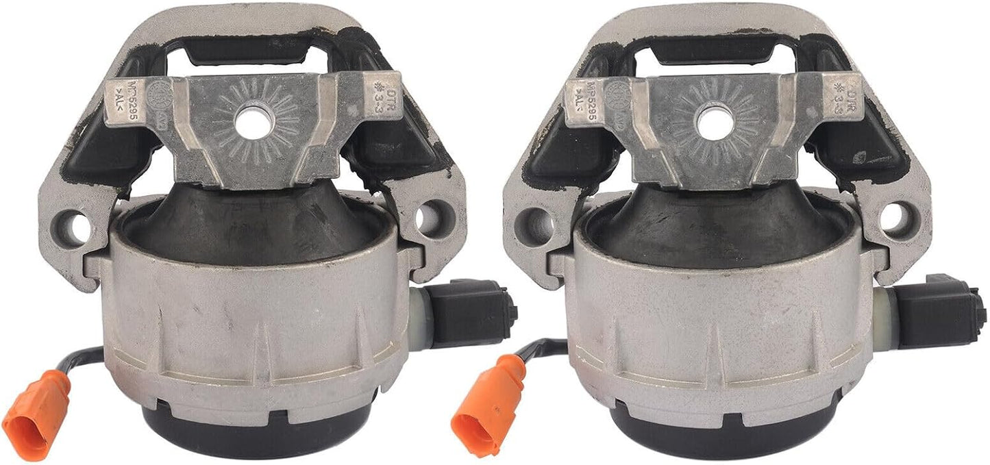 ya 2 8.15 2PCS Engine Mounts Mounting for Audi A6 3.0L V6 AT Quattro Prestige Sedan 12-18