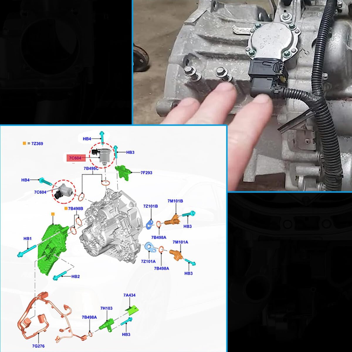 ya 13 9.15 zhengce 1x Automatic Transmission Clutch Actuator for Ford Focus 2012 2013 2014 20
