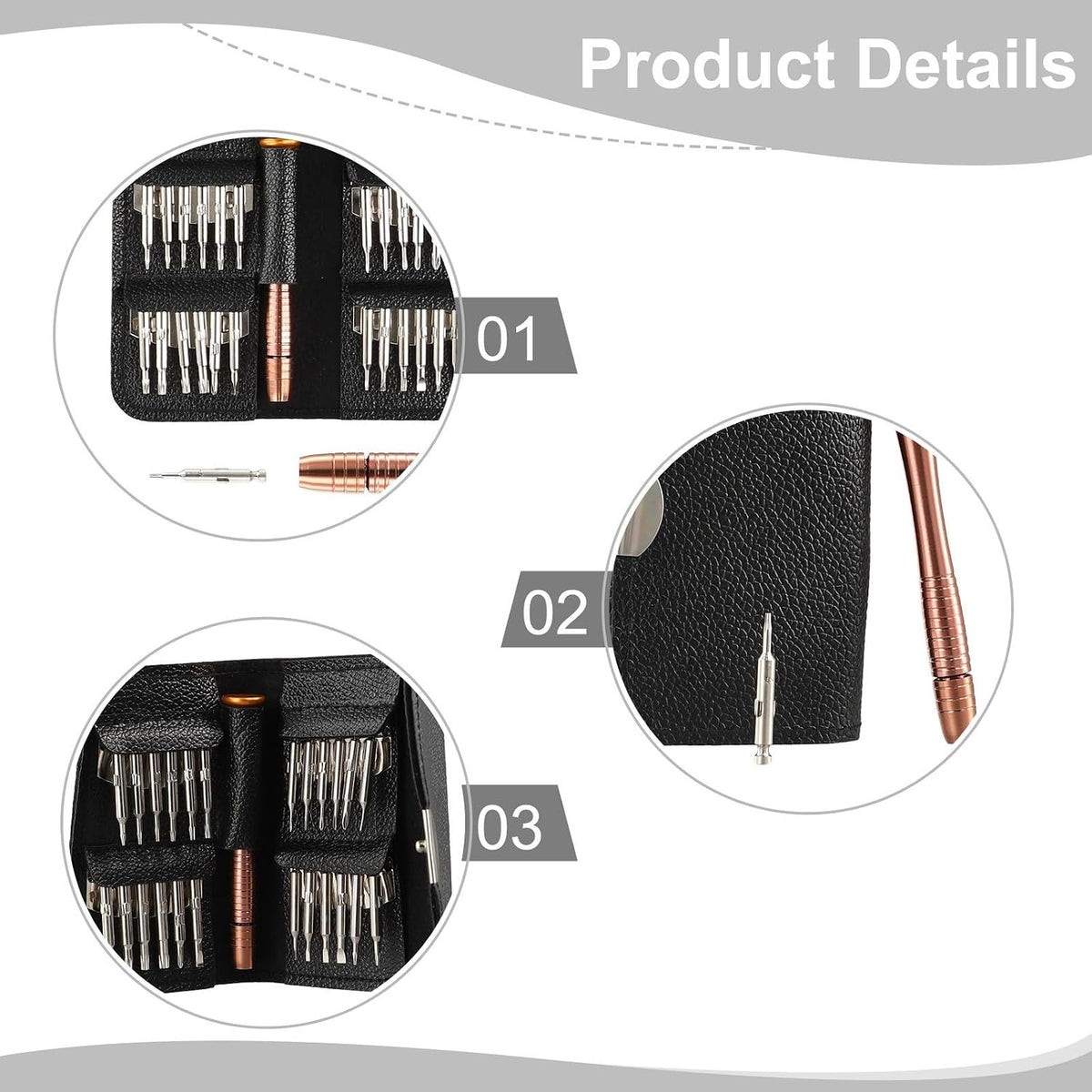 ya 26 10.21 baidi Screwdriver Set & Bits Mobile Phone Repair Tool Kit For Camera Watches Products-2