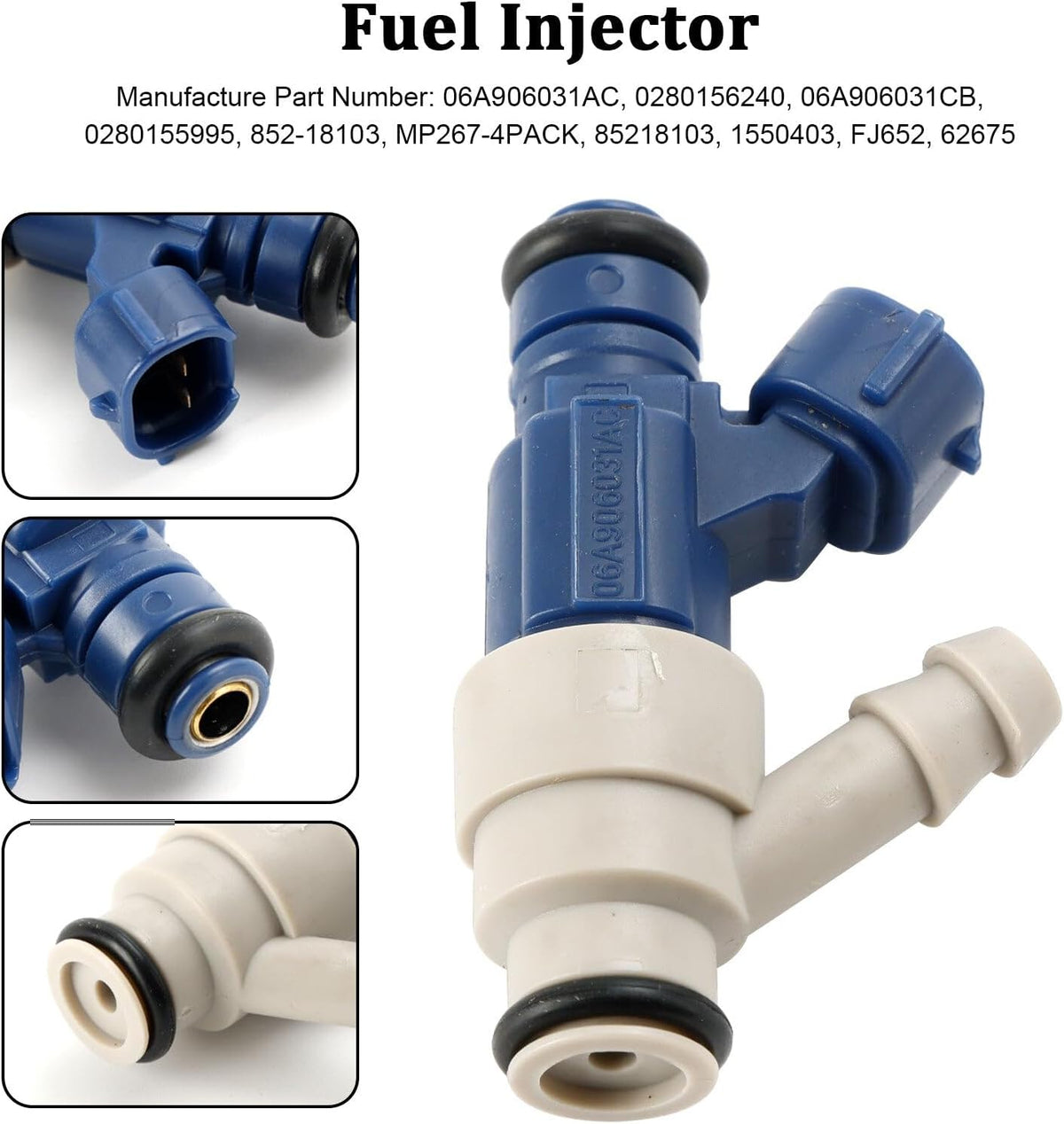 ya 14 9.20 zhengce 1PCS Fuel Injector 0280155995 for VW for Golf Beetle for Jetta 2.0L I4 200-1