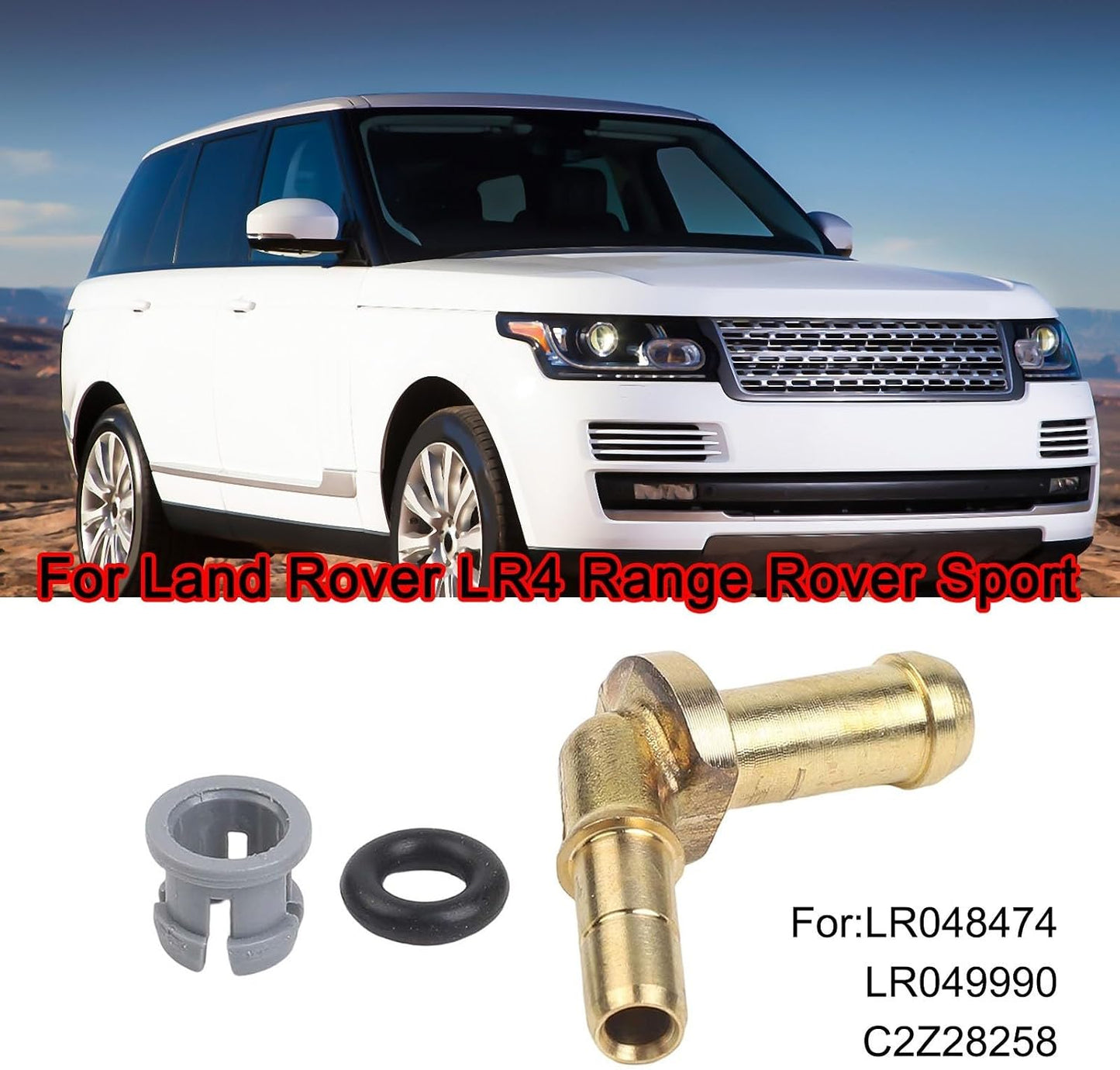 ya 2 8.15 Thermostat Water Hose Tube Connector Fits For LR Sport Discovery 4