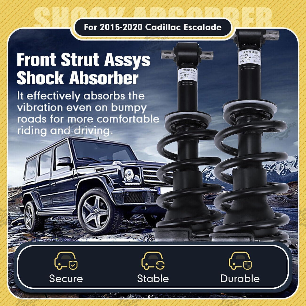 ya 10 9.16 baidi Pair Front Shock Struts Assys Fit for Escalade Tahoe for Yukon Denali MagneRide 84176631