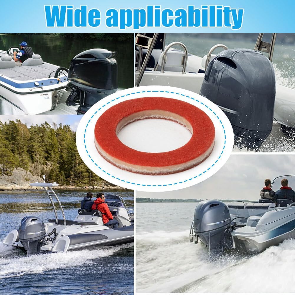 ya 2 8.15 50PCS Oil Drain Gaskets 90430-08020-00 FOR YMH Outboards Lower Unit 90430-08003