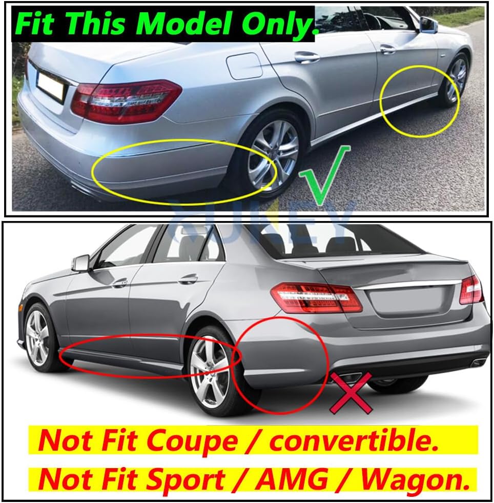 ya 7 8.24 baidi Front Rear Mud Flaps for Benz W212 E-Class Sedan 09-13 Splash Guards Mudguards
