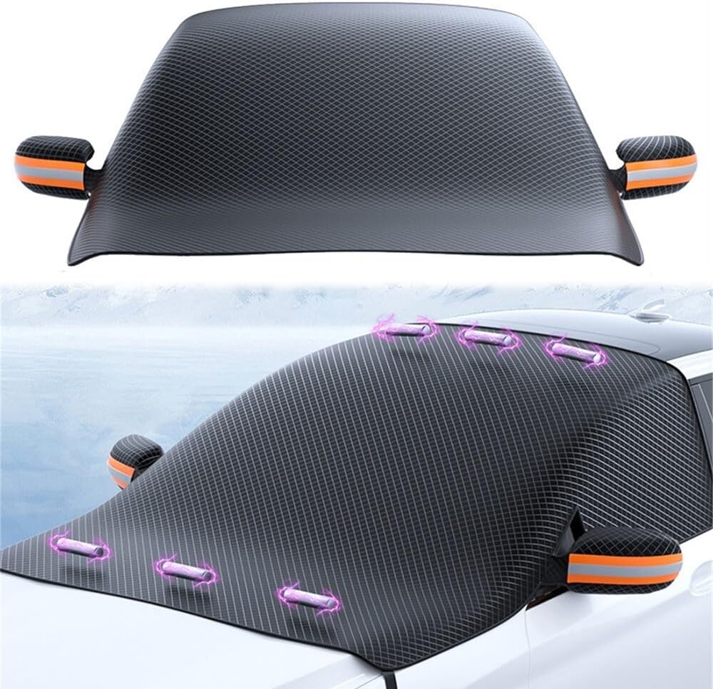 ya 5 8.24 baidi Magnetic Car Snow Shield Frost Prevention Front Windshield Snow Sun Thickened