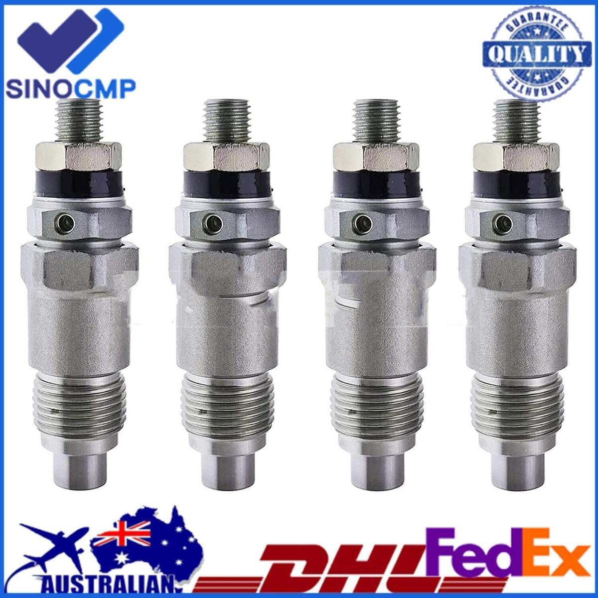 ya 10 9.16 baidi 4Pcs Fuel Injectors 093500-2480 23600-56020 for Toyota 3B Diesel Engine