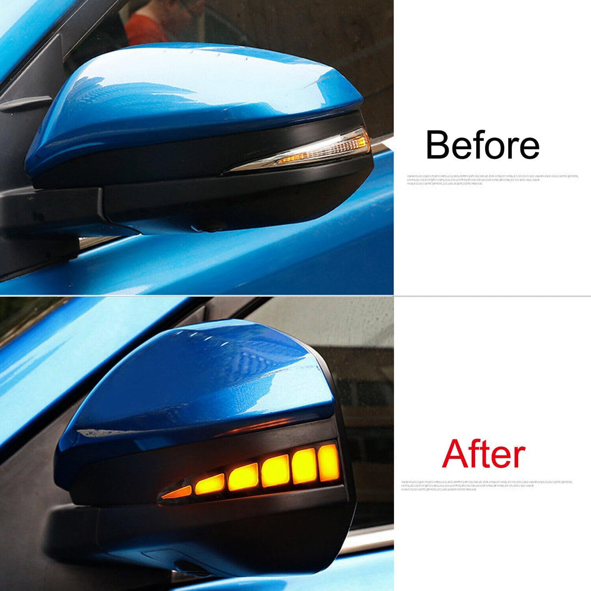 ya 13 9.15 baidi for Toyota 4Runner 2014-2022 Side Mirror Sequential Dynamic Turn Signal Lig