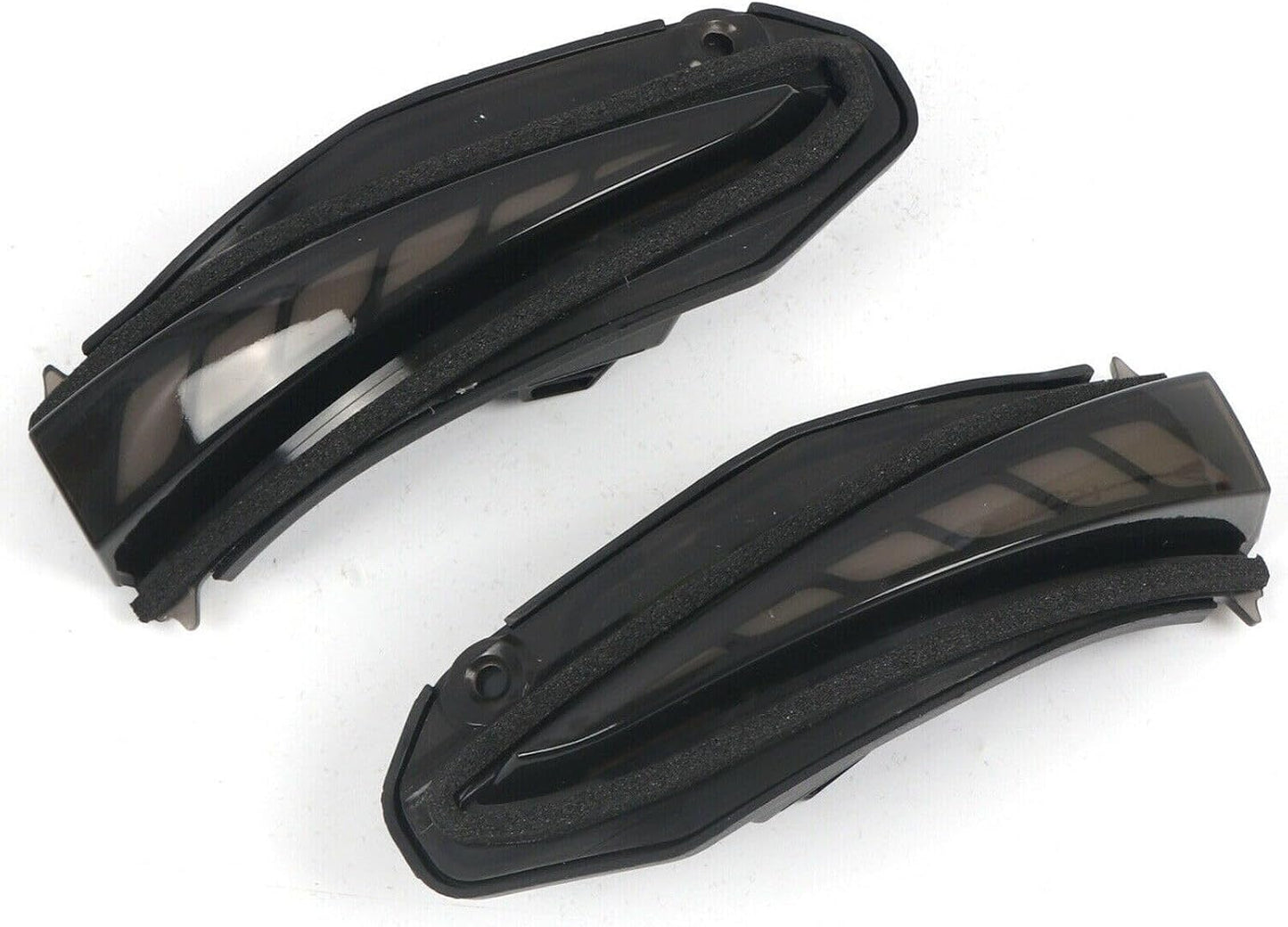 ya 4 8.14 LED Smoked Sequential Side Mirror Turn Signal Lights for 15-19 for Toyota Highlander