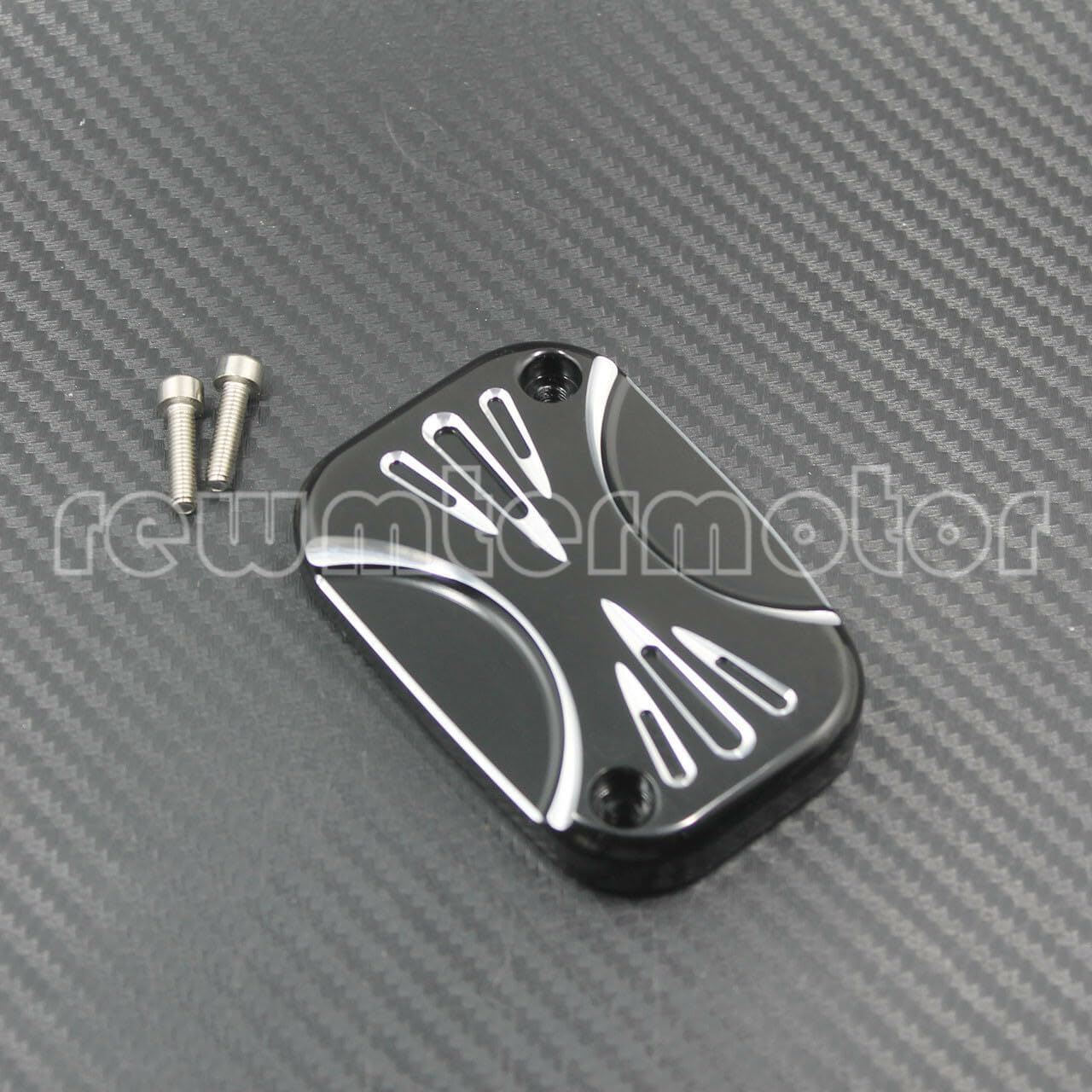 ya 6 8.24 baidi Left CNC Brake Master Front Cylinder Cover Cap Fit for Harley Touring CVO VRSCD