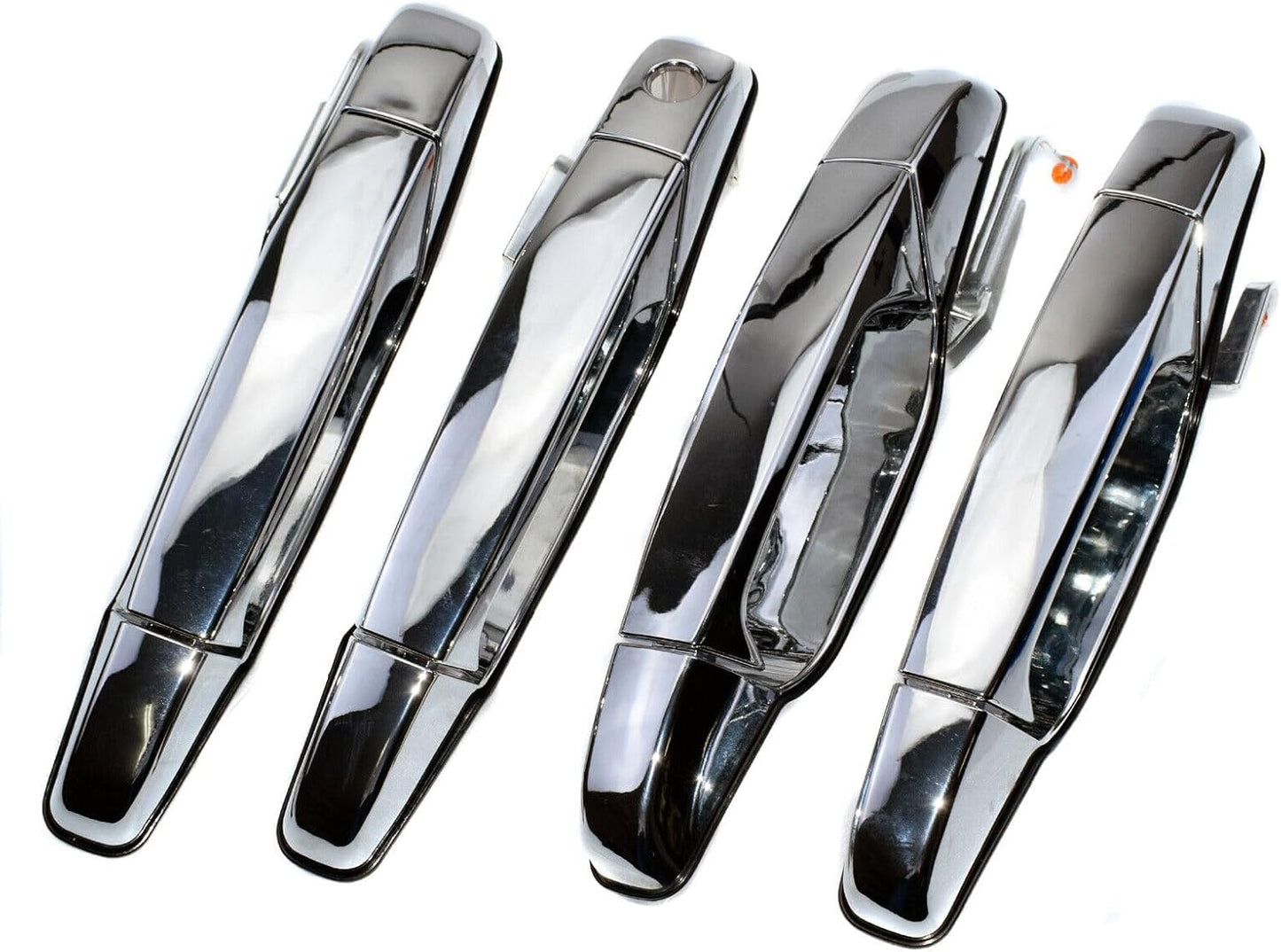 ya 2 8.15 4-Piece Set Exterior Door Handle Chrome FL FR RL RR for Chevrolet for GMC for Cadillac 2007-13