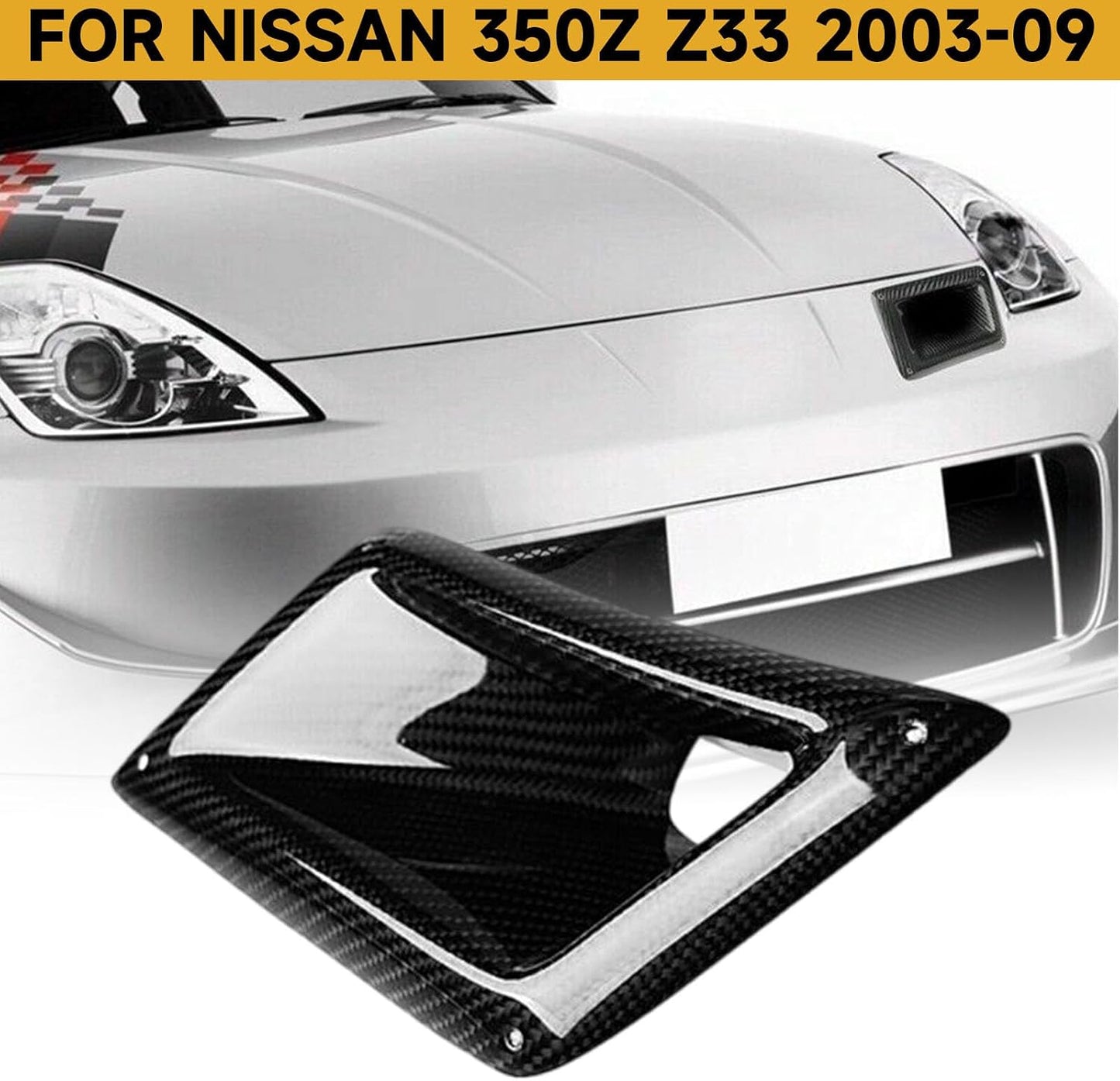 ya 2 8.15 Upgraded version for 2003-2009 for Nissan 350Z Z33 Left front bumper intake pipe New