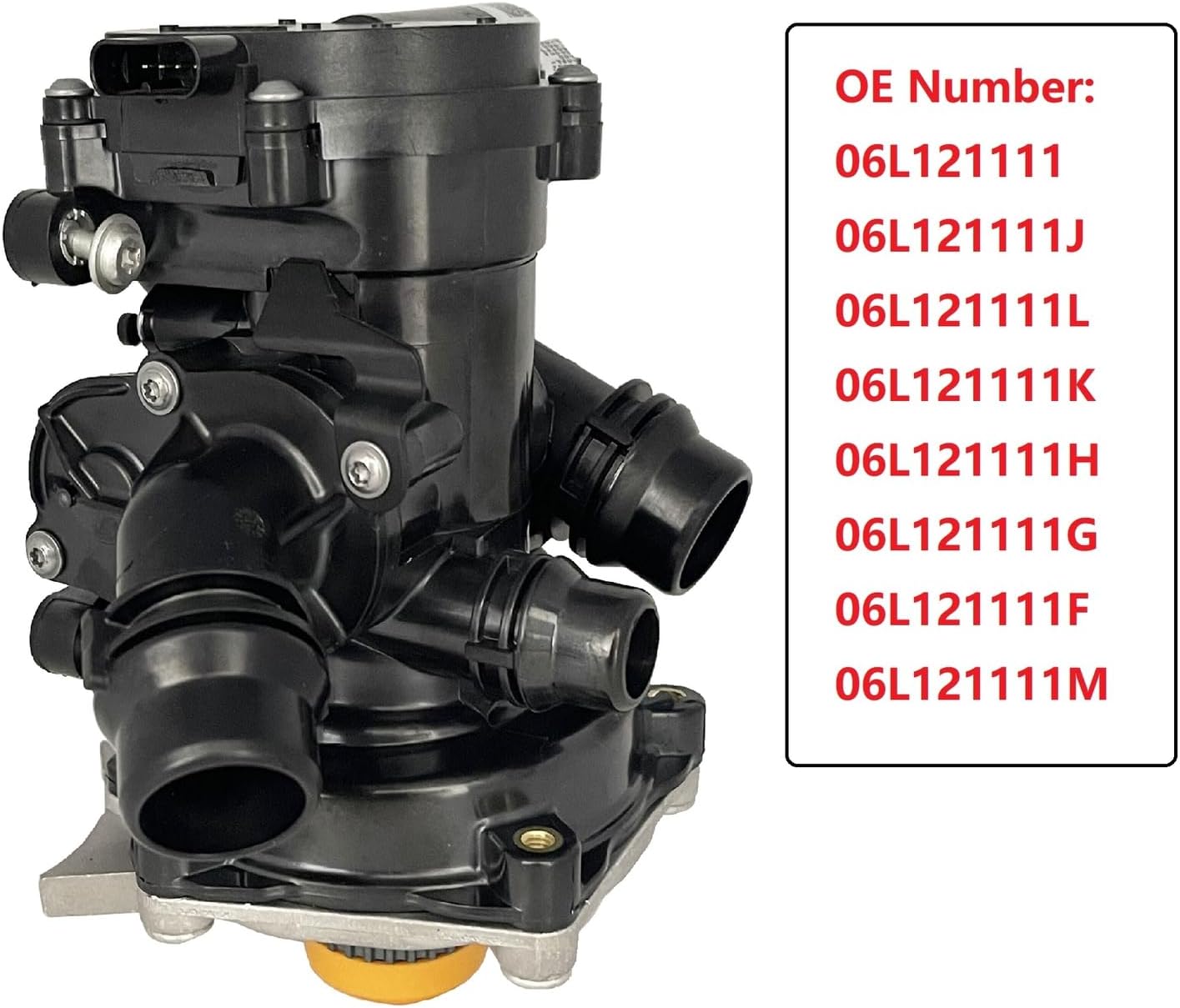 ya 2 8.24 baidi Water Pump Thermostat Housing Assembly for VW Beetle for Golf for Passat for Tiguan EA888