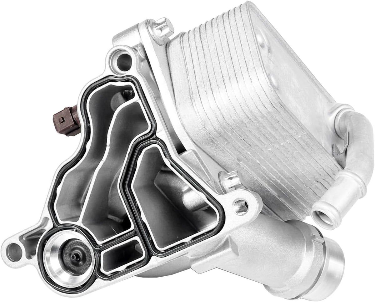 ya 4 8.8.2 Oil Filter Housing Assembly with Engine Oil Cooler for BMW 328i 2011-2015