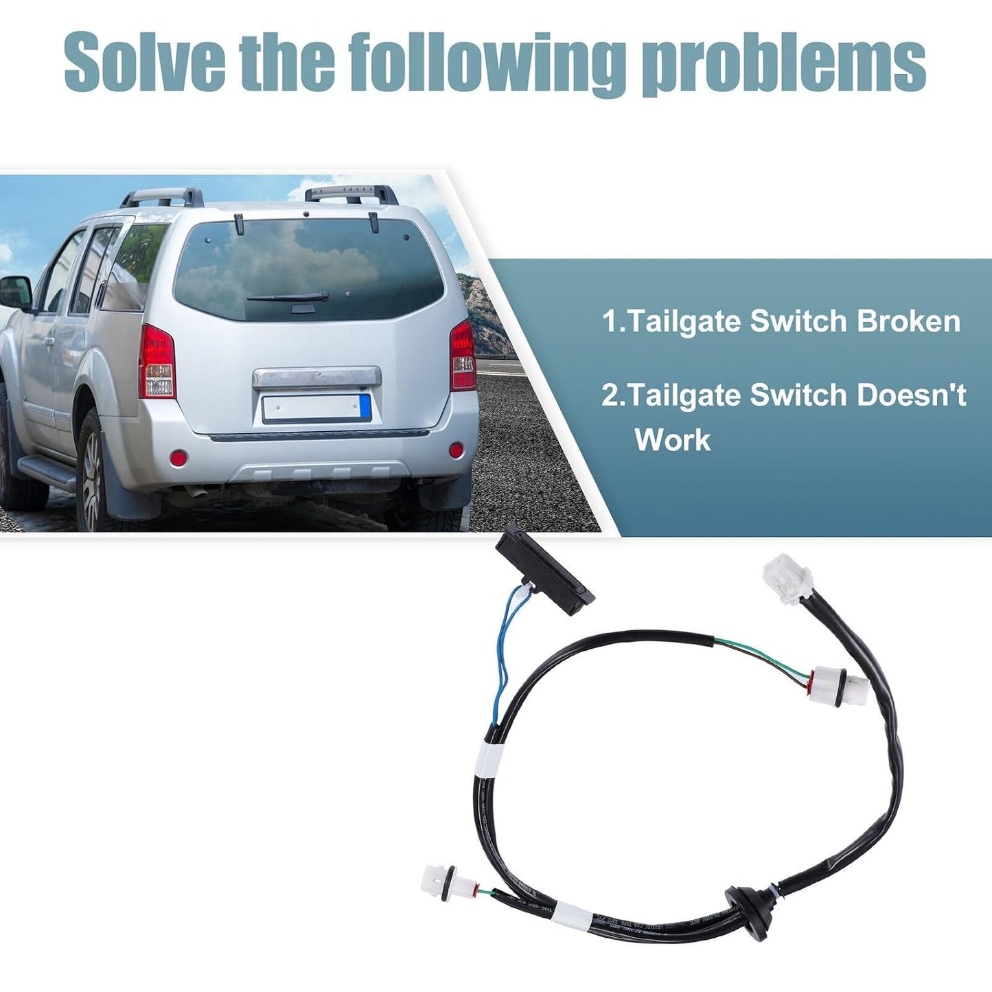 ya 6 8.24 baidi Suitable for Nissan X-Trail 2007-2014 25380-JG00A Trunk Release Tailgate Open Switch