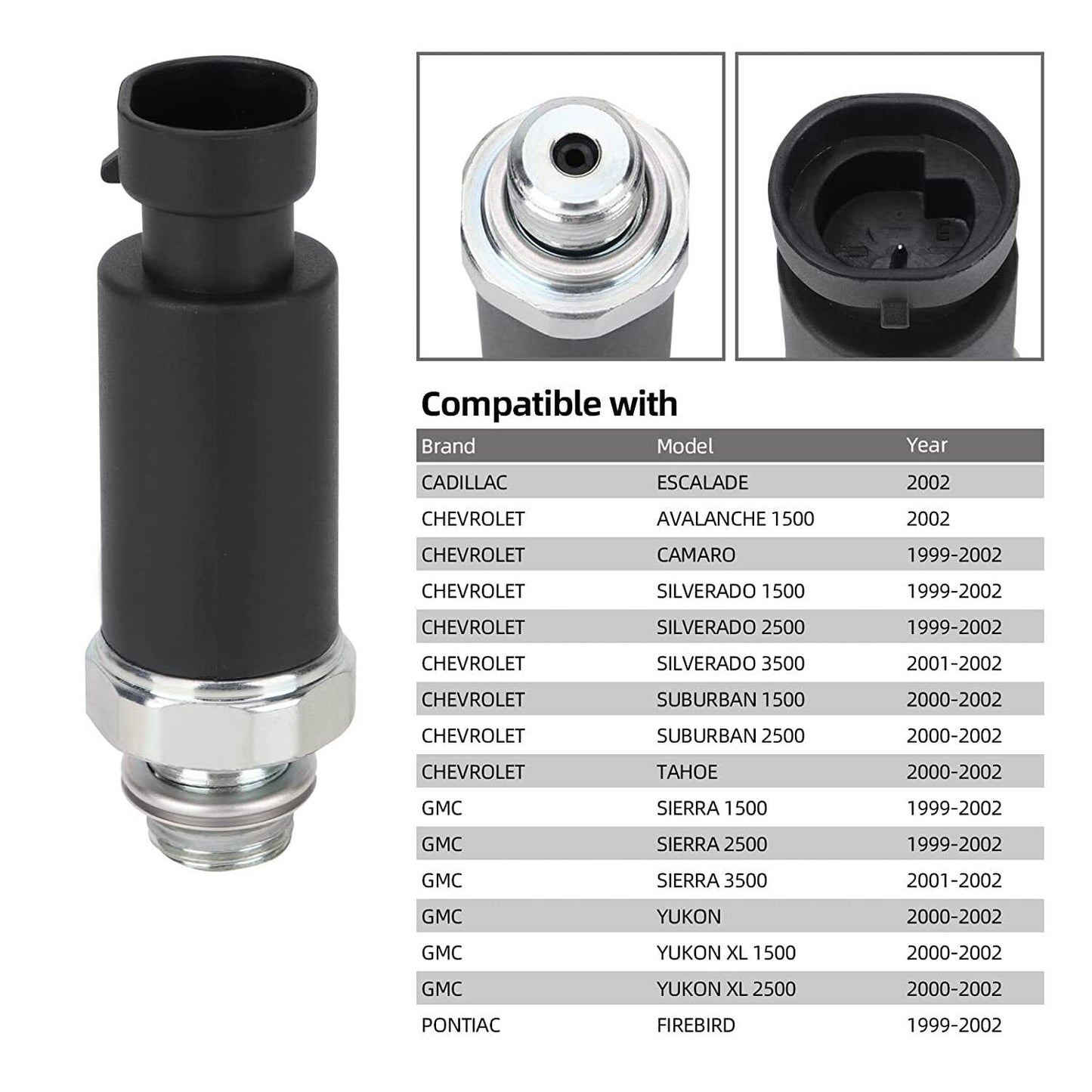 ya 2 8.15 The Engine Oil Pressure Sensor is Suitable for Buick, for Chevrolet for GMC ¡¢ for Ol for DS Mobile ¡¢ for Pontiac 1S6592