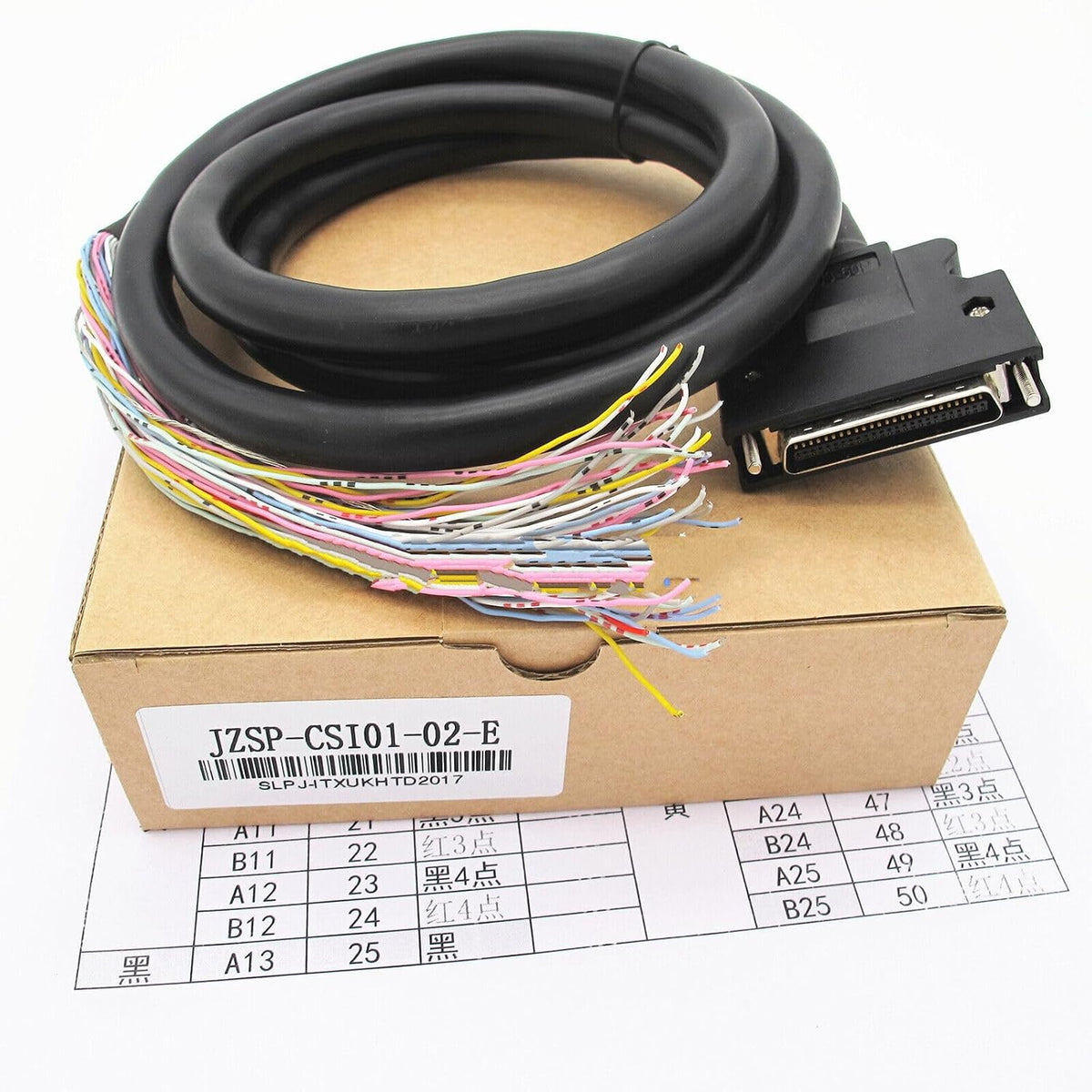 ya 16 10.20 baidi 1ps New for Servo use Cable Control JZSPI01-2-E 2M Fast Delivery #W7-