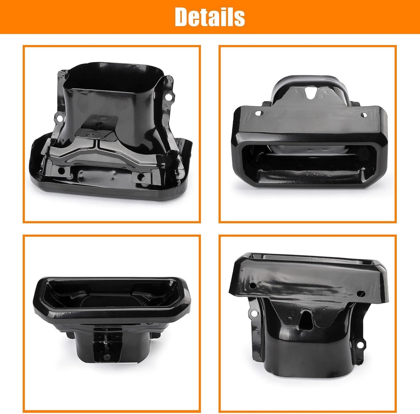ya 6 8.24 baidi 84434642 Tips Bezels Frosted Black Fit for for GMC Sierra 1500 2019-2024
