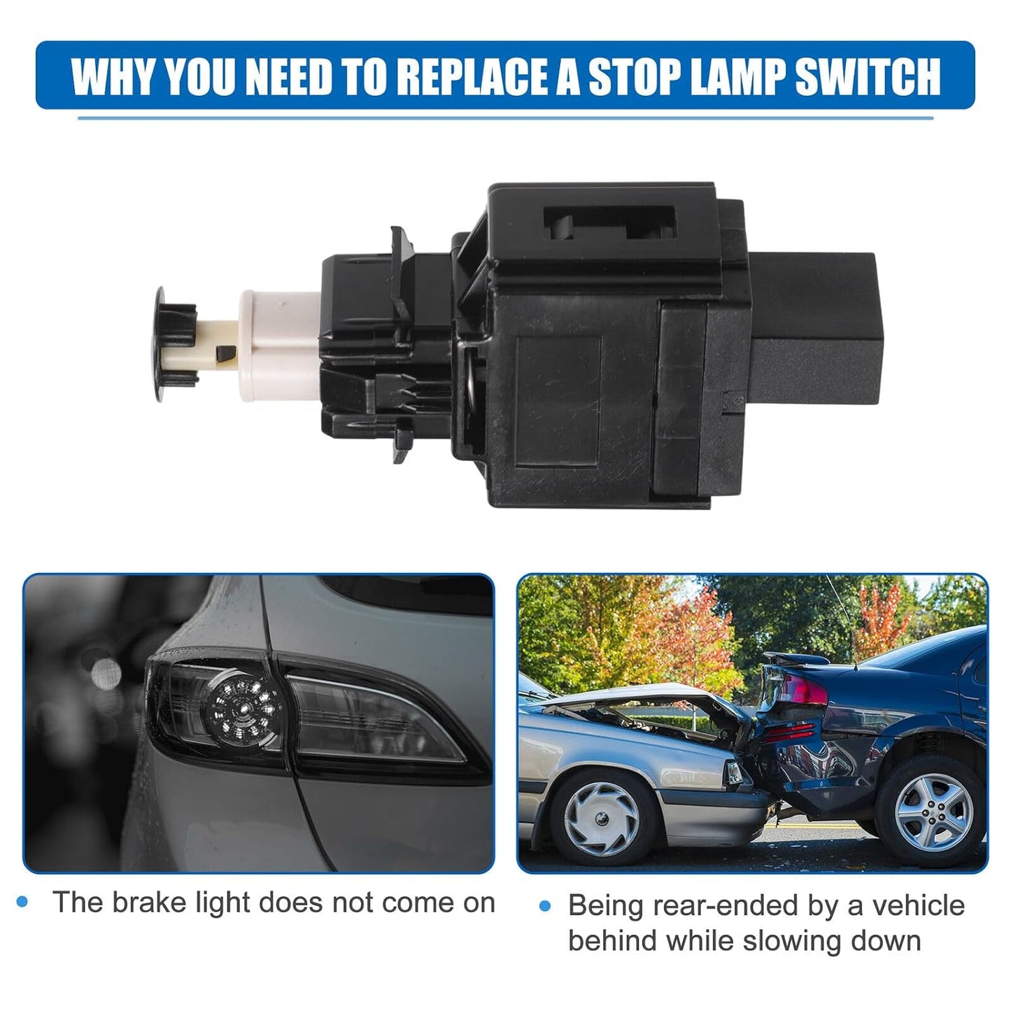 ya 6 8.24 baidi Car Brake Light Switch Stop Light Switch Suitable for Volvo S60 2001-2009 No.8622064