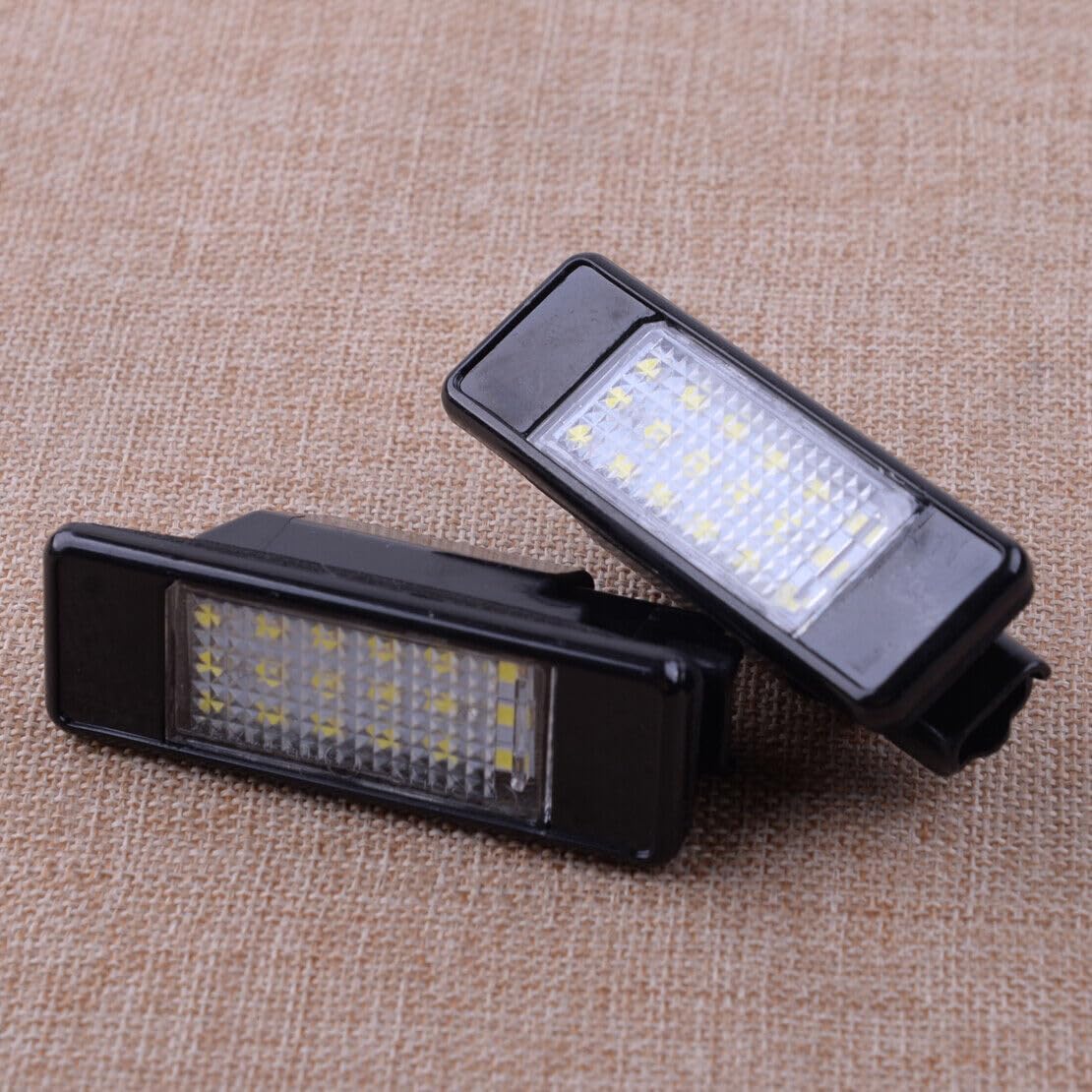 ya 4 8.14 2pcs LED license plate lights for Peugeot 407 508 for Citroen C2 C3 C4 C5 C6