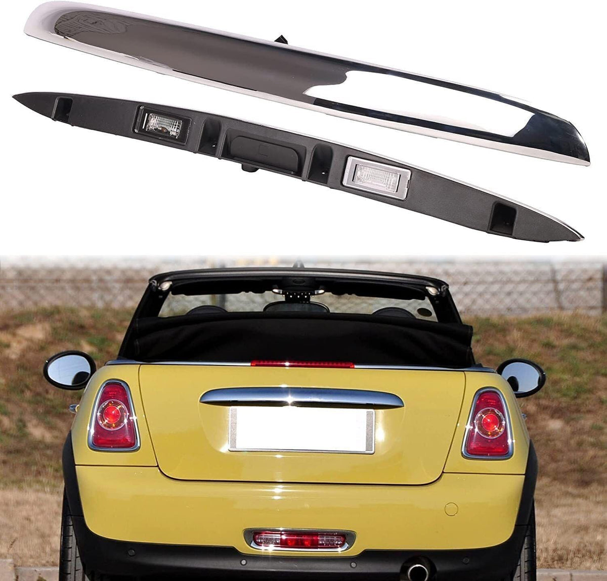 ya 10 9.16 baidi Rear Trunk Hatch Handle with Lamp 51132753603 for Mini Cooper Cooper 2007-2015