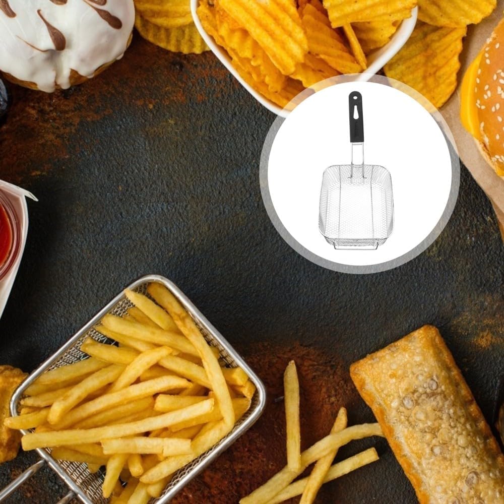 ya 14 9.20 baidi 2 PCS Stainless Steel Frying S n Basket Food Strainer Fryer-1