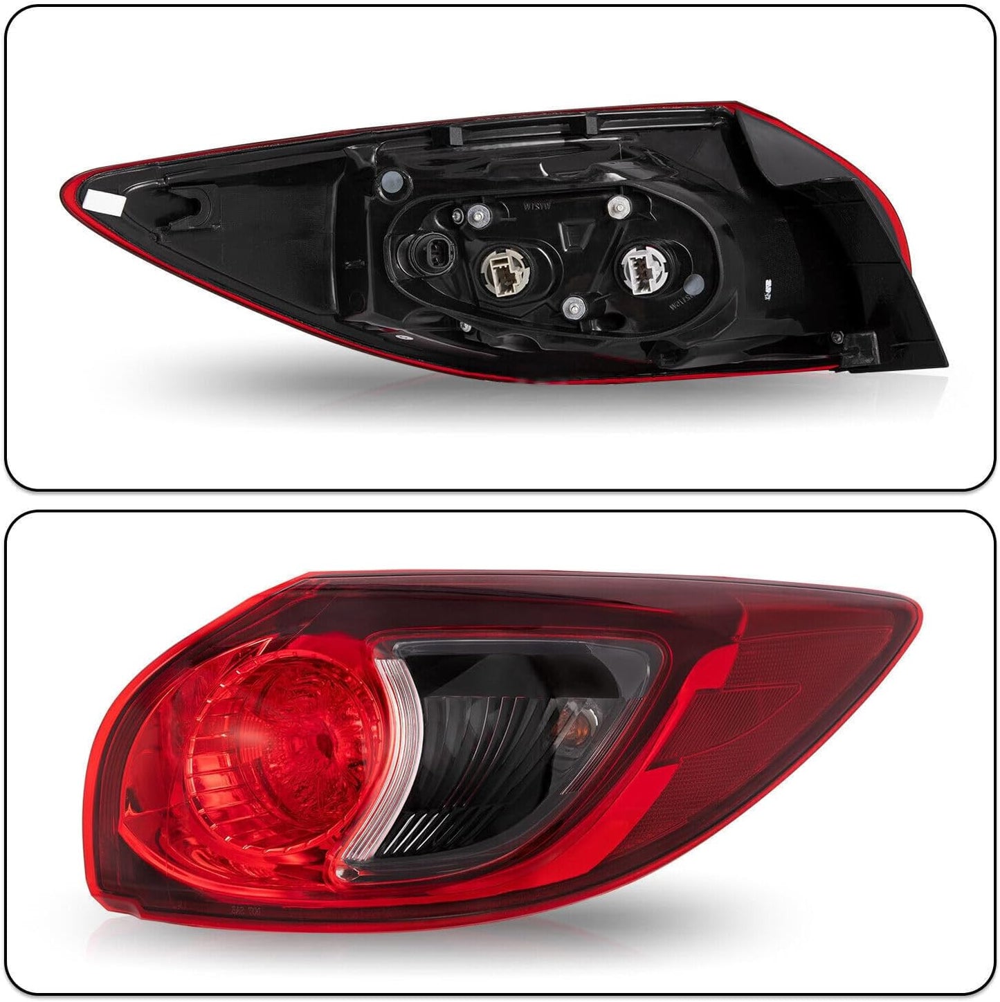 ya 2 8.15 1 piece suitable for Mazda CX-5 2013, 2014, 2015, 2016, left outer taillight without bulb
