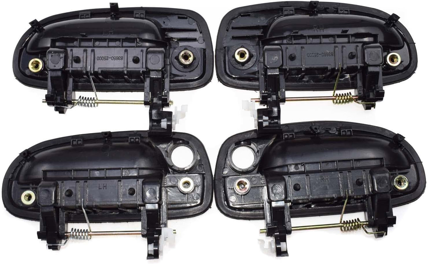 ya 2 8.24 baidi Exterior Door Handle Black 4 Piece Set FL FR RL RR for Hyundai Accent 2000-2006