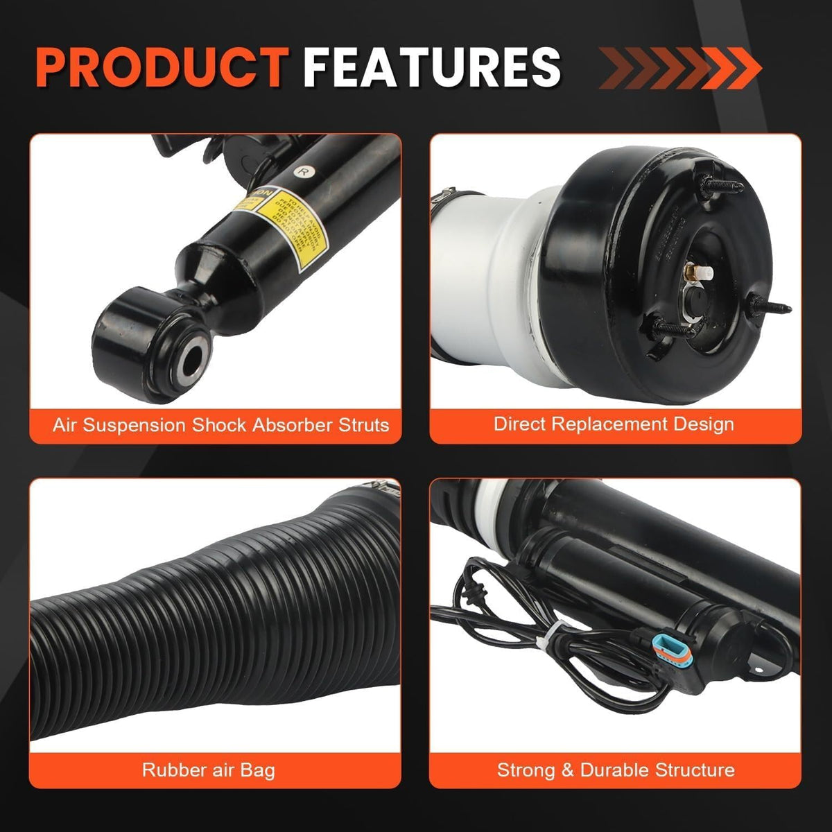 ya 10 9.16 baidi Rear Right Air Strut Shock Assembly for Mercedes-Benz CL550 CL600 C216 S400 W221