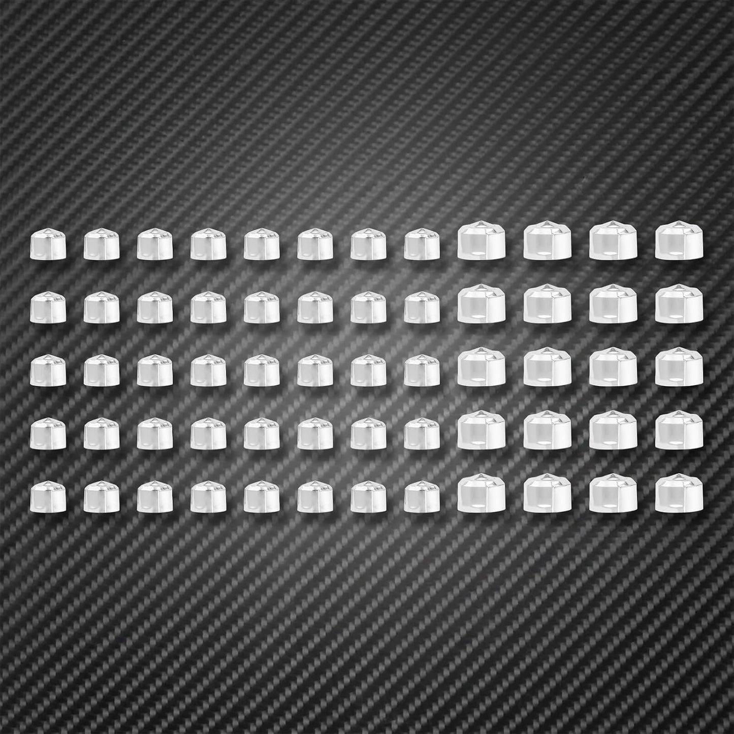 ya 2 8.15 60pc Plastic Engine KAPS Bolt Covers Cap Fit for Harley M8 Touring Softail 18-23