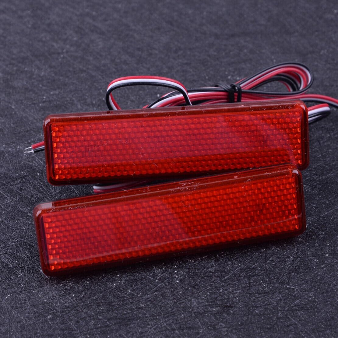 ya 4 8.24 baidi Red Left Right Car Lights Brake Turn Signal Stop Tail Fits Vauxhall for Nissan @