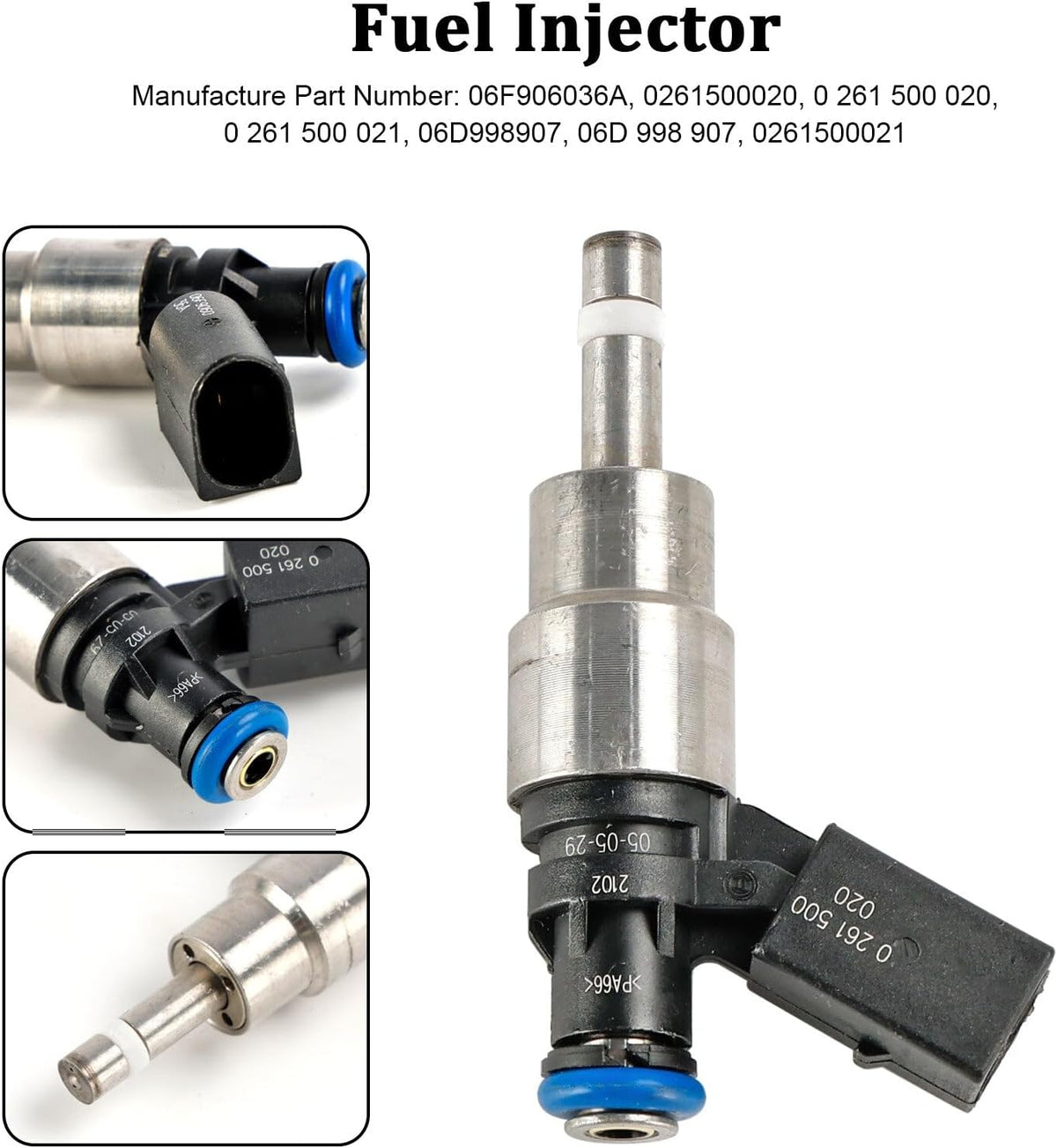 ya 14 9.20 zhengce 1PCS Fuel Injector 06F906036A for Audi A3 A4 A6 for VW for Golf for Passat-1