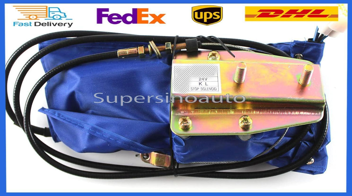 ya 16 10.20 baidi New Fuel Stop Solenoid Valve for 2523-9009A for Sumitomo SH Daewoo DH Excavator