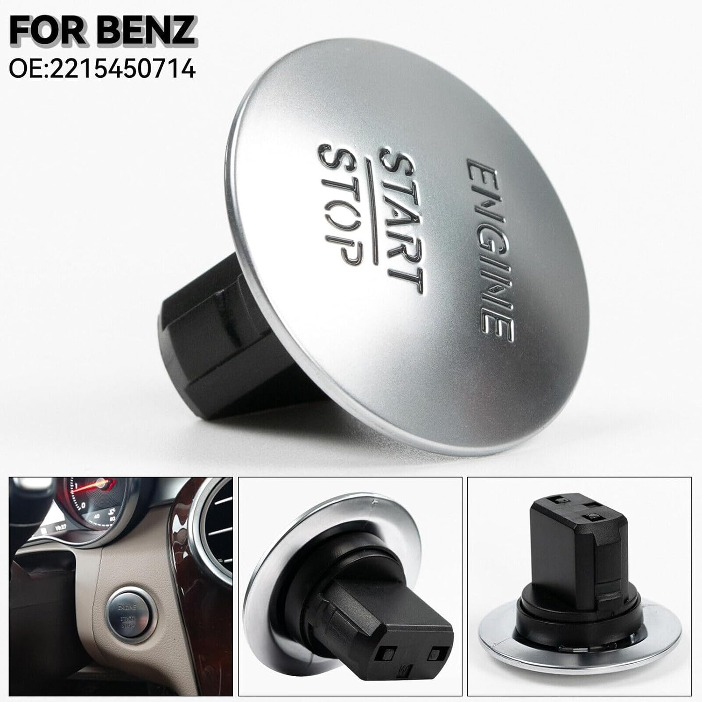 ya 8 8.24 baidi for Mercedes-Benz Keyless Push to Start Button Go Engine Start Stop 2215450714