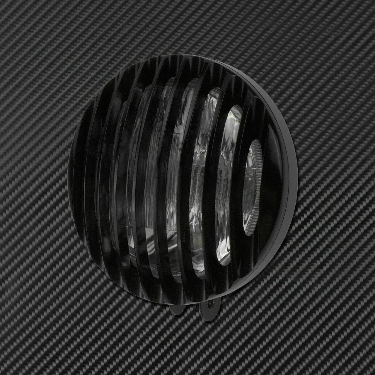 ya 6 8.24 baidi 6.5'' Motorcycle Headlight Running Grill Cover Fit for Harley Cafe Racer Chopper