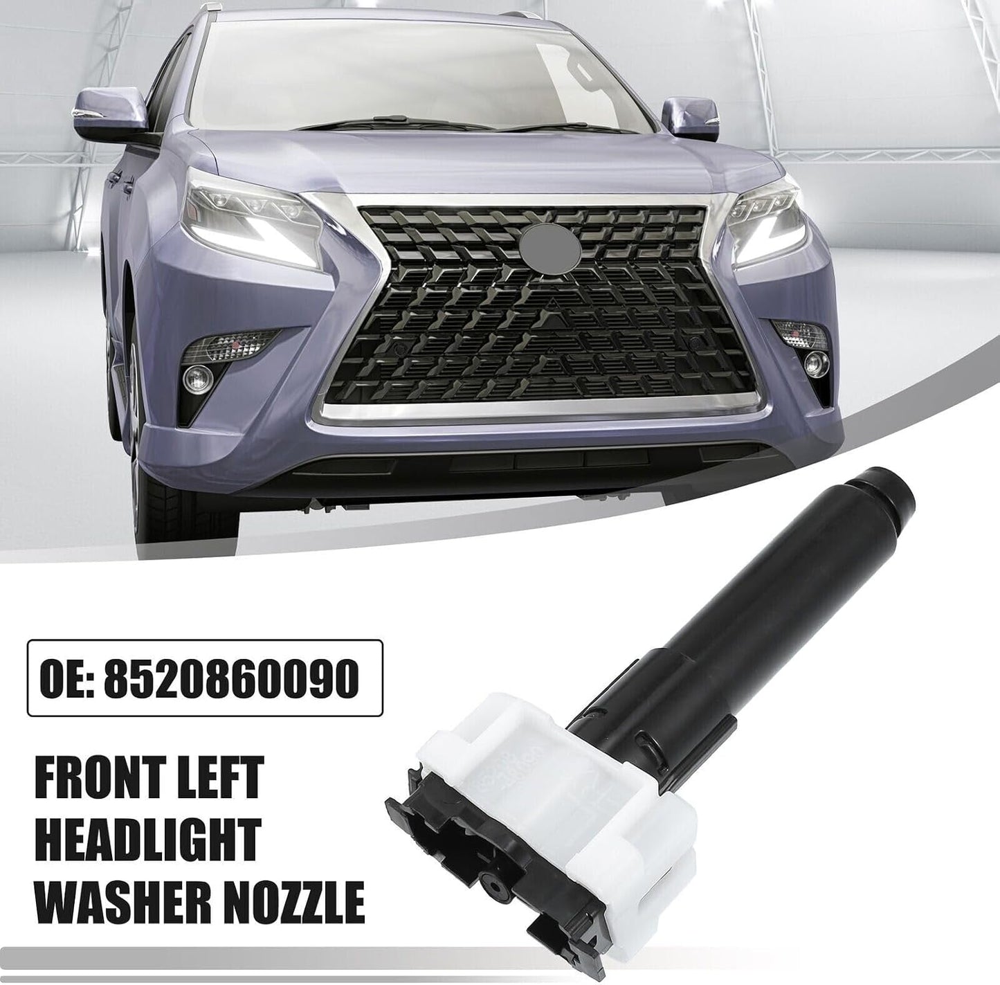 ya 4 8.24 baidi 8520860090 Left Headlight Washer Nozzle for Lexus GX460 Base 14-17