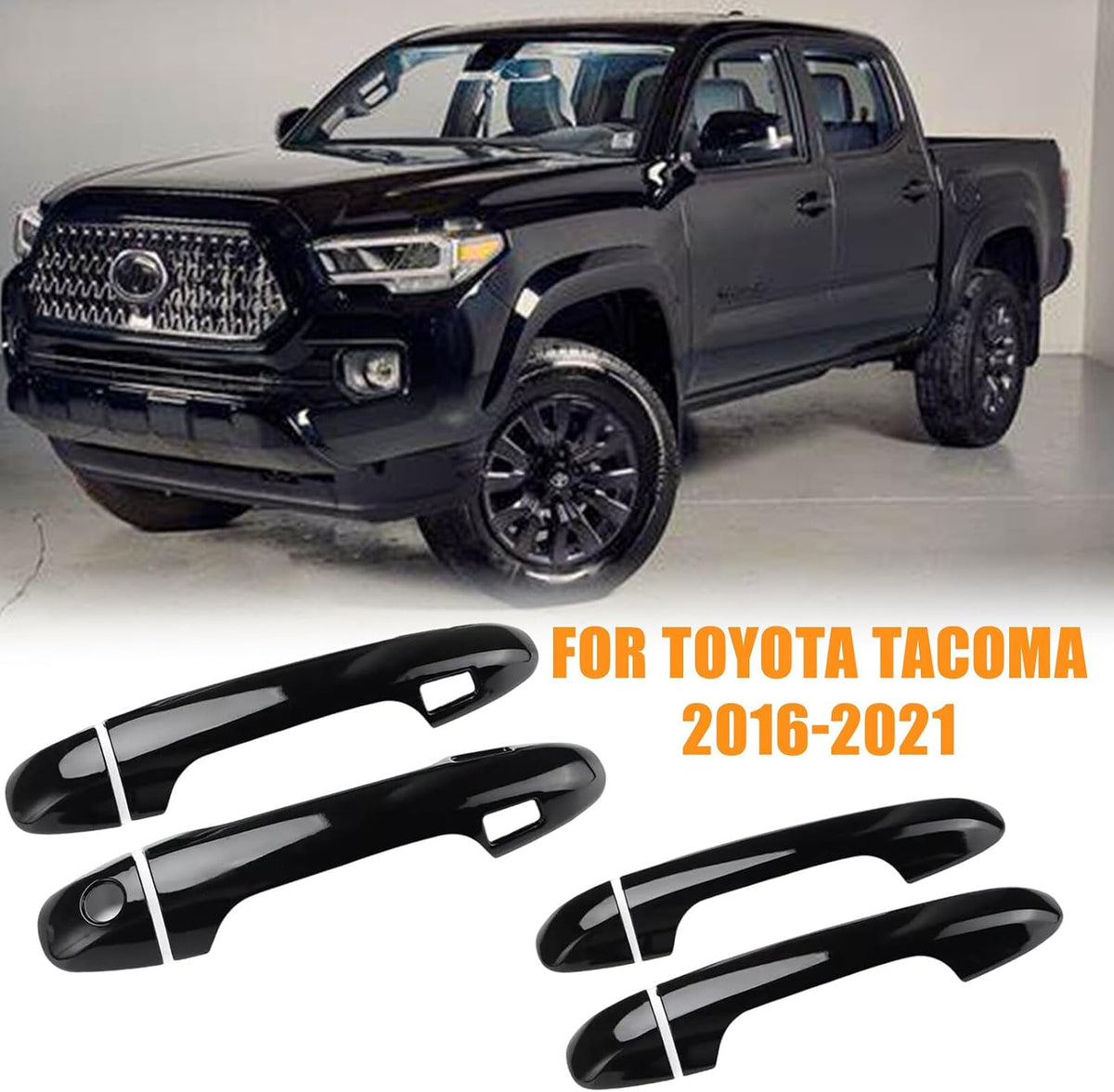 ya 10 9.16 baidi for Toyota Tacoma 2016-2021 Vehicle Side for Smart Key Door Handle Cover Replacement -