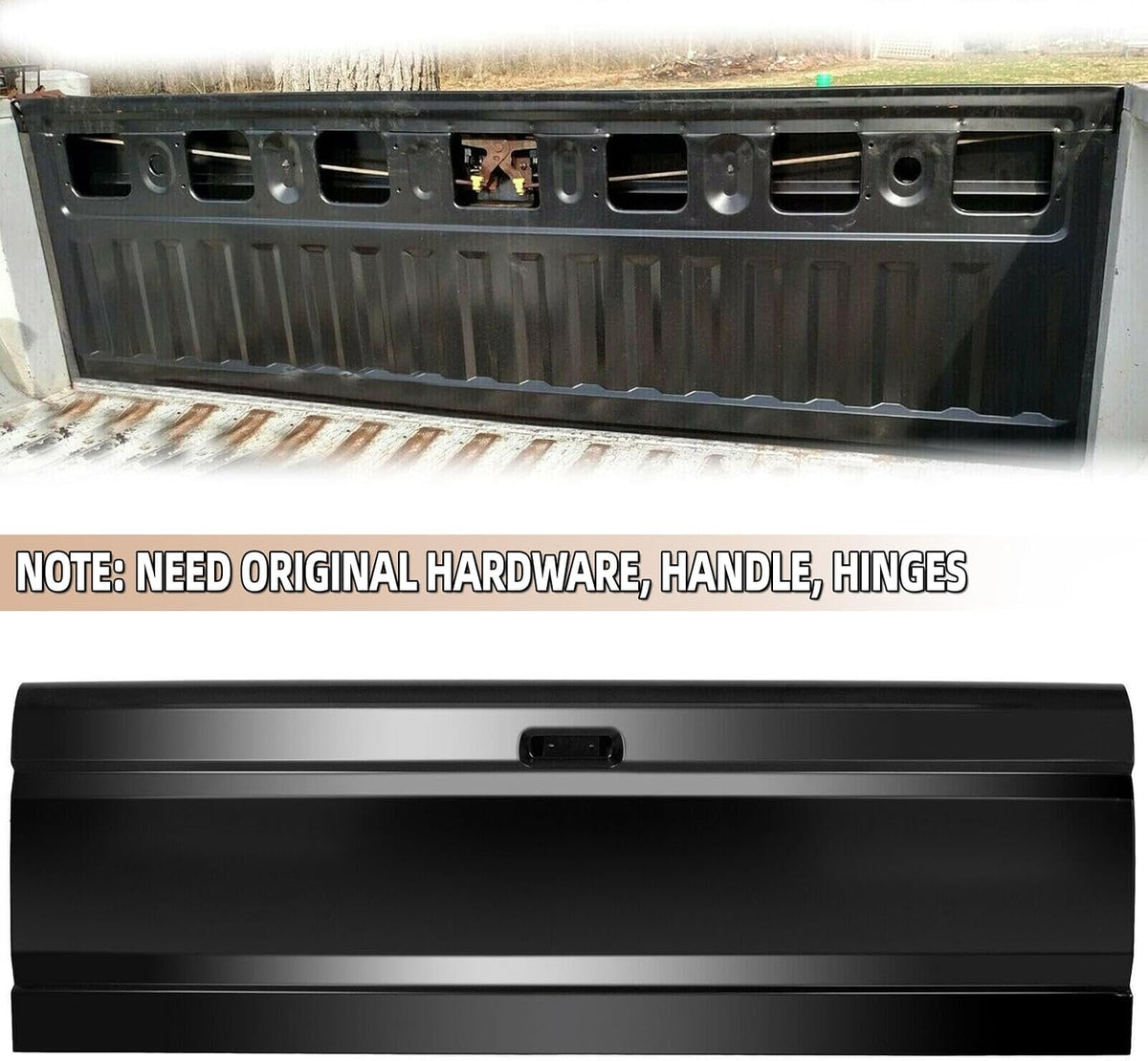 ya 10 9.16 baidi NEW Primed - Rear Tailgate for 1987-1996 for Ford F150 F250 F350 Truck