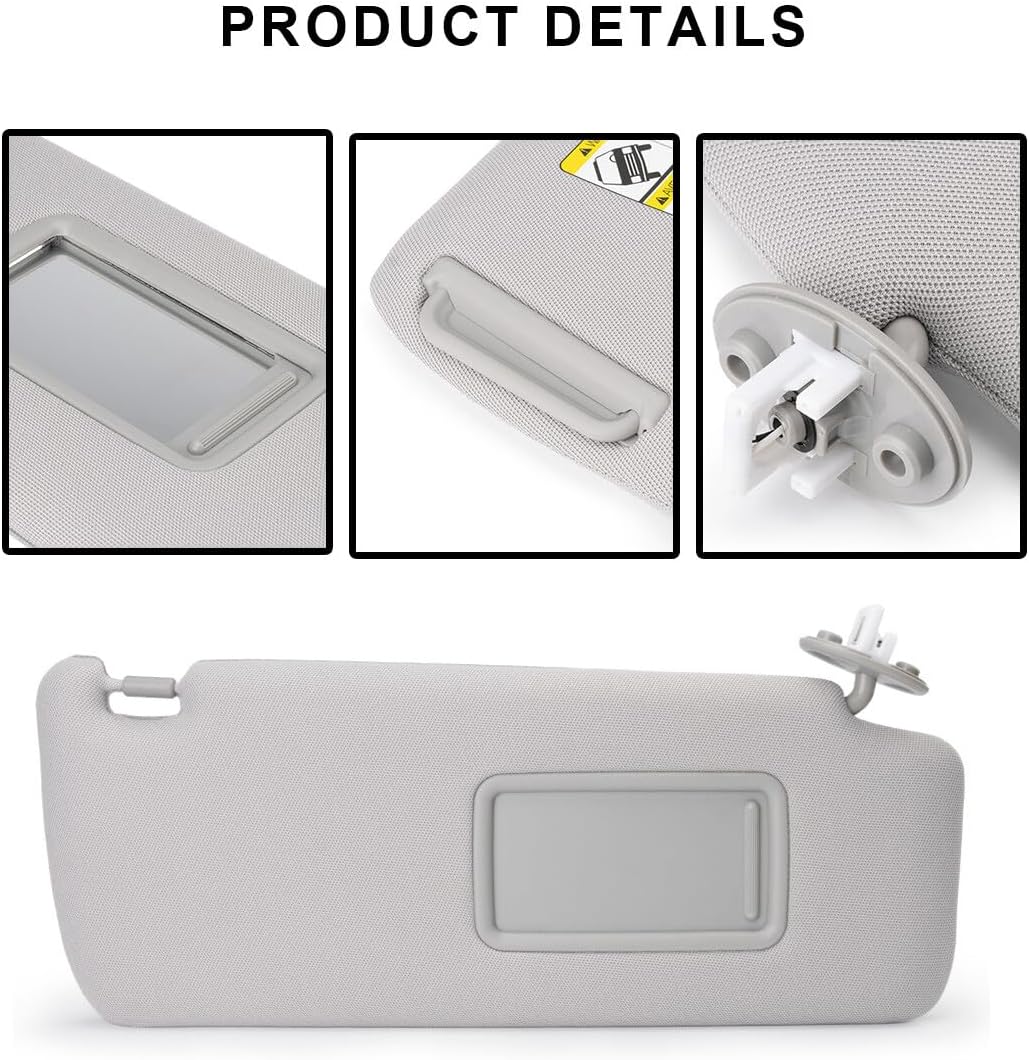ya 11 9.14 baidi2010-2023 Gray Right Side Sun Visor 74310-35A91-B1 for Toyota Prado 7431035A91B1