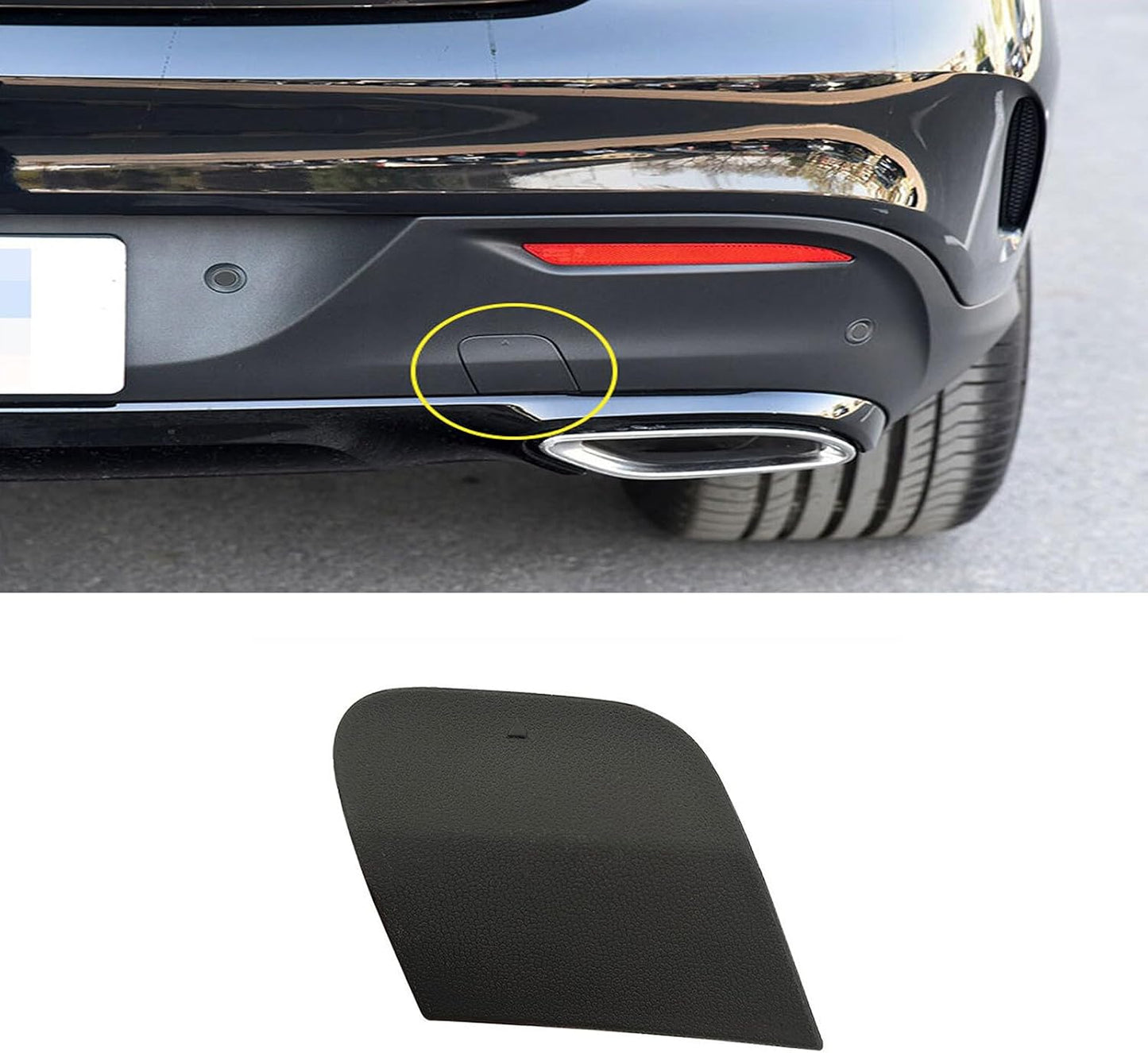 ya 6 8.24 baidi Rear Bumper Hook Towing Eye Cover Assy for 15-19 for for Benz W292 GLE Coupe AMG Line W292