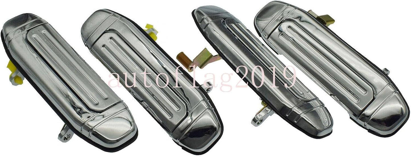 ya 2 8.15 Exterior Door Handle Chrome 4 Pieces for Mitsubishi Pajero Montero 1992-1998