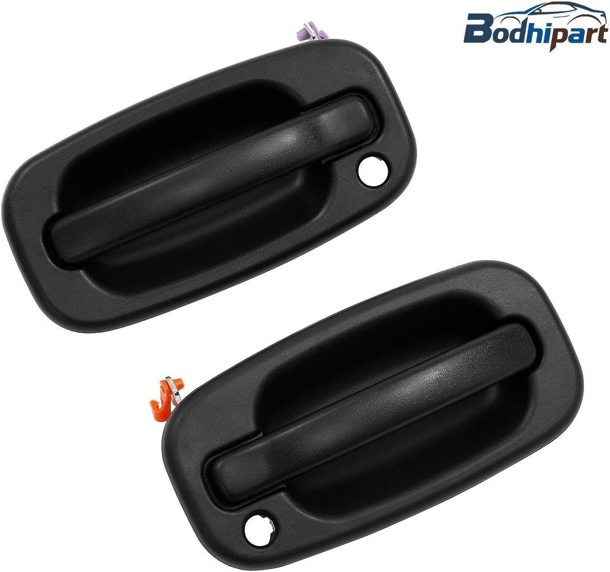 ya 10 9.16 baidi 2-Pack Exterior Door Handle Front for 1999-07 for Chevrolet for Silverado for GMC for Sierra 15034985-